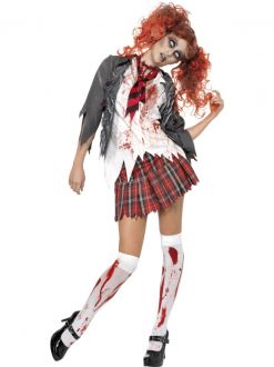Kostým - High School - zombie - školačka