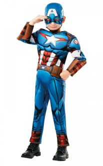 Dětský kostým - Captain America - deluxe