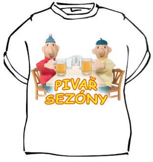 Tričko - Pat a Mat - Pivař sezony