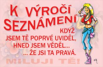 Průkaz K výročí seznámení