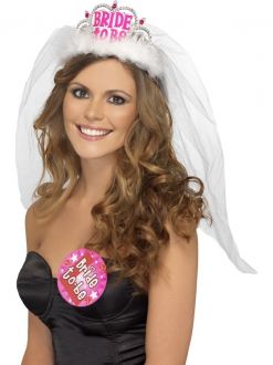 Korunka se závojem - Bride to be - bílá
