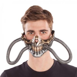 Maska Steampunk s hadicema