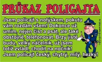 Průkaz Průkaz policajta