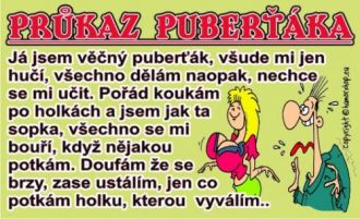 Průkaz Průkaz puberťáka