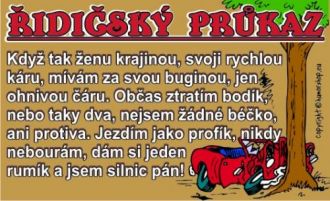 Průkaz Řidičský průkaz