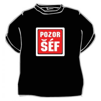 Tričko Pozor šéf