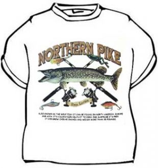 Tričko Ryba Northern pike