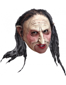 Maska - Čarodějnice s otevřenou pusou a s vlasy