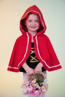 Kapuca s pláštěm na karkulku - dětská