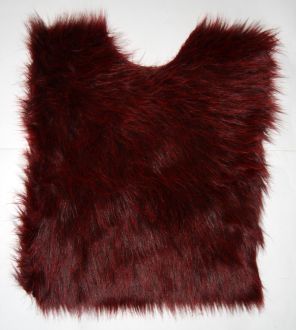 Dětský kožich Barva: černočervená