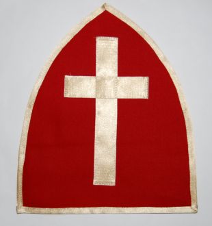 Mikulášská čepice Barva: červená