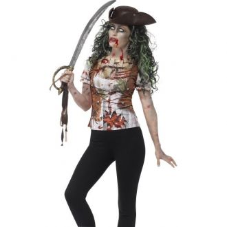 Tričko - Pirátka  - Zombie