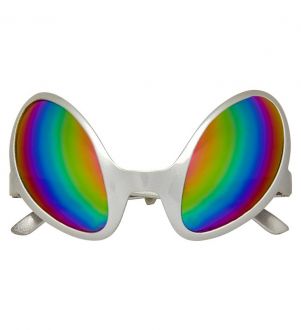 Brýle - Alien - stříbrné