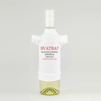 Tričko na láhev - Svatba