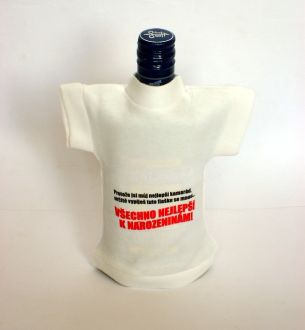 Tričko na láhev - Narozeniny