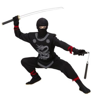 Dětský kostým - Ninja Velikost: 8/10 let - 140 cm