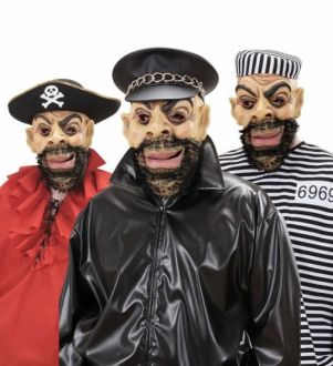 Maska - Muž s vousy