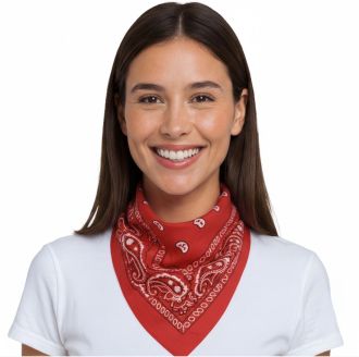 Šátek kovbojský Barva: červená