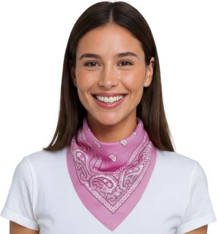 Šátek kovbojský Barva: růžová