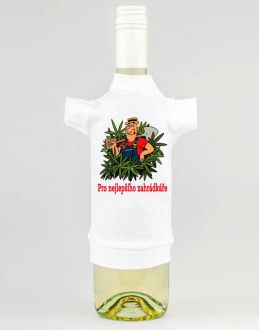 Tričko na láhev - Pro nejlepšího zahrádkáře