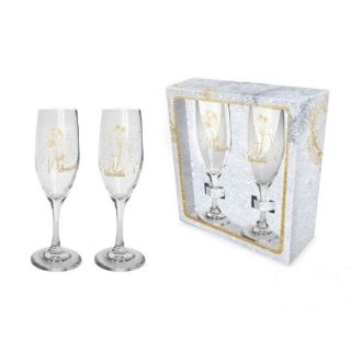 Svatební sada sklenic - Ženich a nevěsta Svatební sada sklenic - Ženich a nevěsta