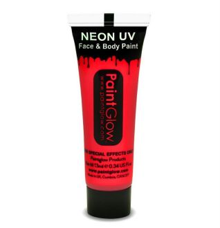 Make-up - neon - červený - 13 ml