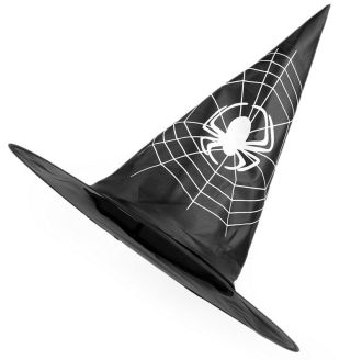 Čarodějnický klobouk s pavoukem