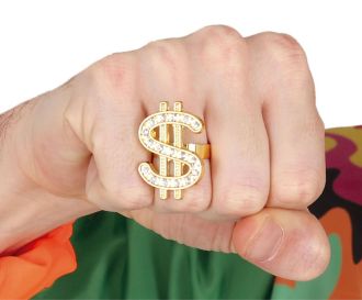 Prsten - Dolar - zlatý