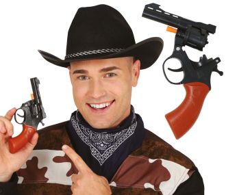Kovbojská pistole na kapslíky - 18 cm