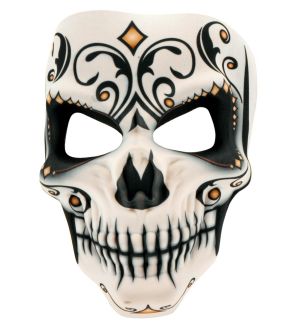 Látková maska Seňor - Día de Muertos