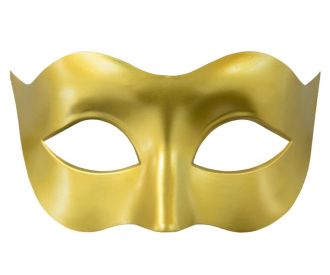 Škraboška - zlatá