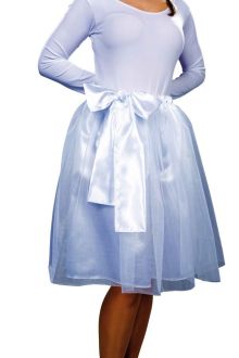 Bílá sukně s mašlí Velikost: M - 34/36 Bílá sukně s mašlí Velikost: M - 34/36