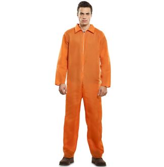 Kostým - Vězeň - oranžová kombinéza Kostým - Vězeň - oranžová kombinéza