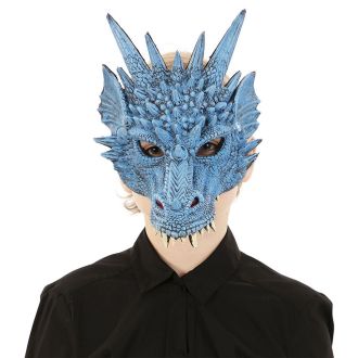 Maska - Drak - modrý