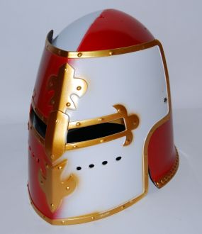 Helma - Rytíř - červenobílá