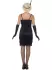 Kostým Flapper krátké šaty černé
