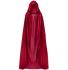 Sametový červený plášť s kapucí - 140 cm Sametový červený plášť s kapucí - 140 cm
