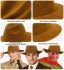 Klobouk - Fedora - hnědý - lux Klobouk - Fedora - hnědý - lux