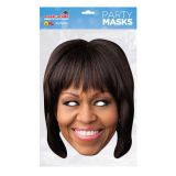 Papírová maska Michelle Obamová