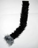 Čertovský ocas - černý Barva: černo šedá lux