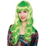 Paruka - zelená - dlouhá
