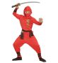 Dětský kostým - Ninja - červený Velikost: 4/5 let - 116 cm