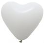 Balónek srdce bílý