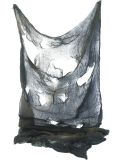 Hororové sukno - šedé