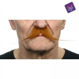 Knír do špičky úzký - rezavý