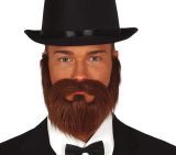 Hnědý plnovous - s knírkem Hnědý plnovous - s knírkem