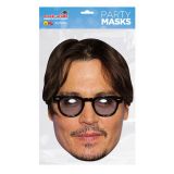 Papírová maska Jonny Depp