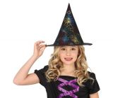 Dětský čarodějnický klobouk - pavučiny
