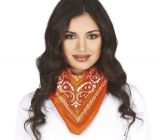 Kovbojský šátek oranžový