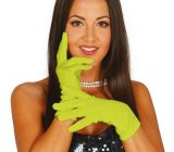 Látkové rukavice - sv. zelené